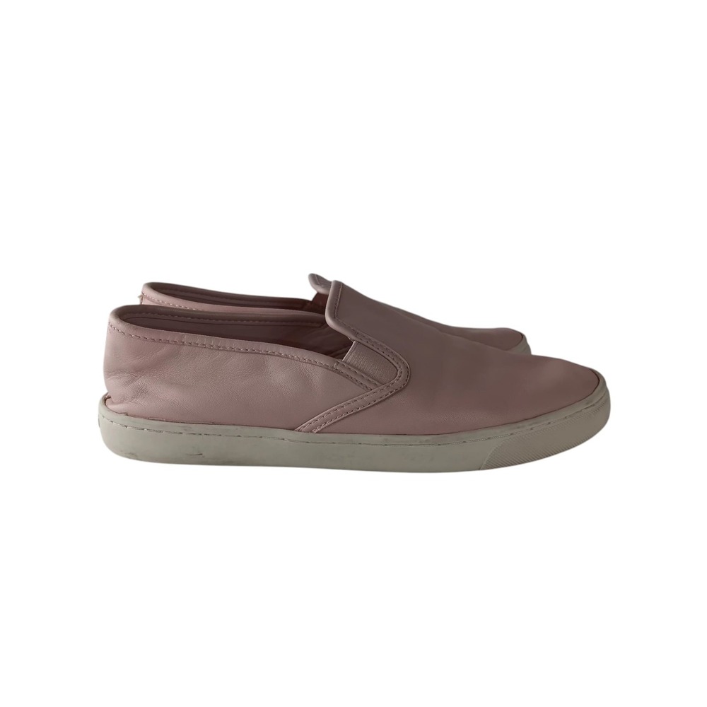 Tory Burch Women's Leather Slip-On Sneakers‎ Pink Size 9 Casual Shoes
